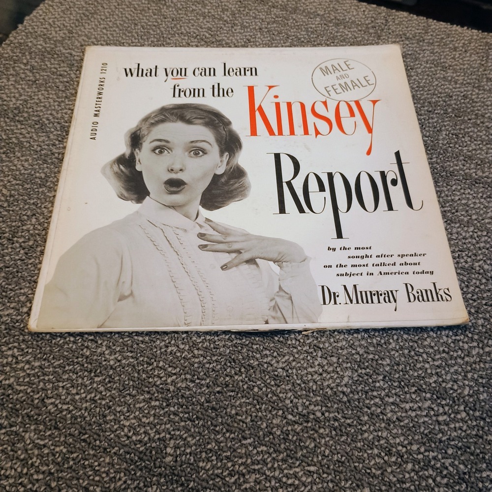 Dr Murray Banks What You Can Learn From The Kinsey Report 1956 Vinyl LP 1210